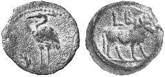 Hemiobelion aus dem zweiten Regierungsjahr des Hadrianus.